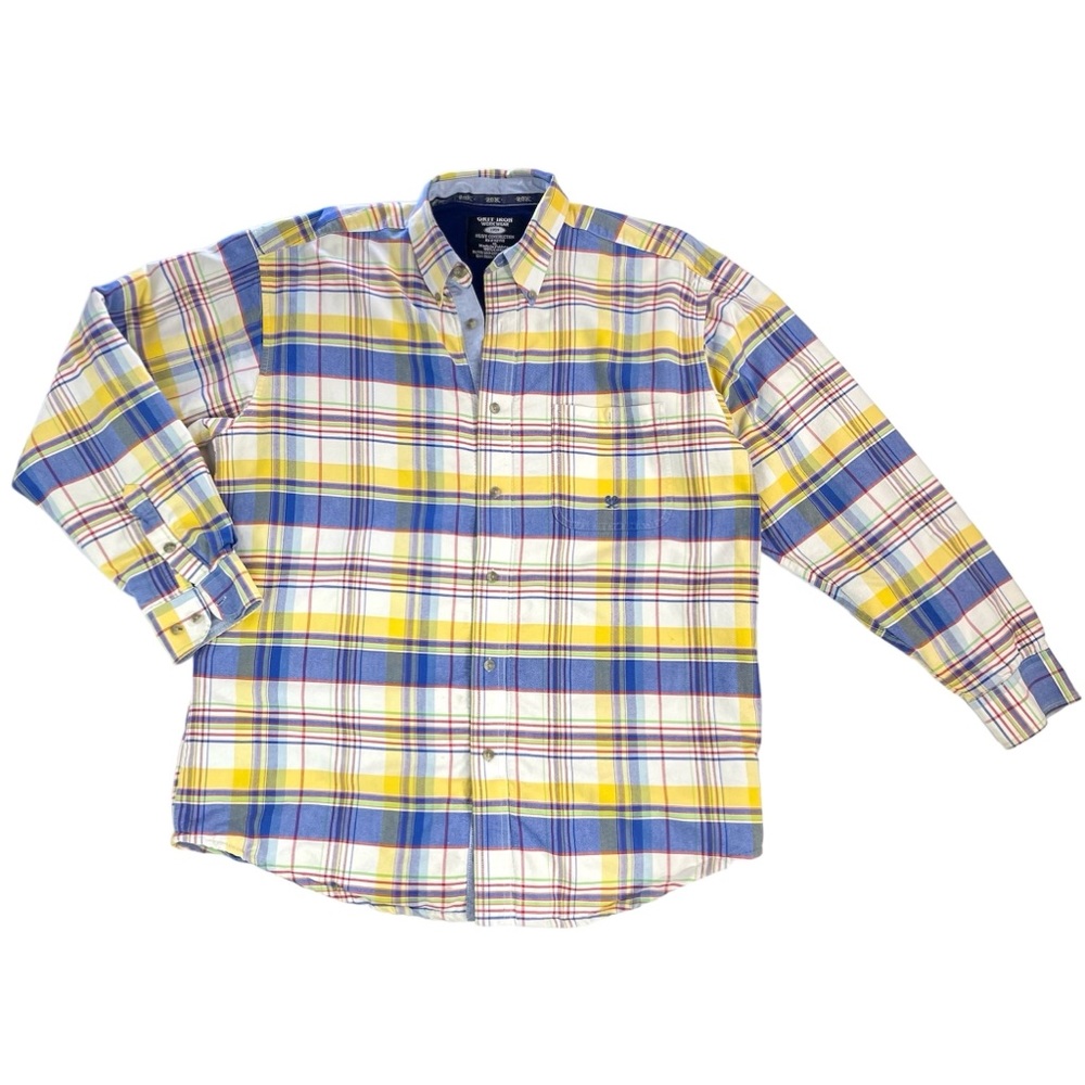Grit Iron Workwear 1929 Button Down Shirt Fleece Lined Heavy Construction XL